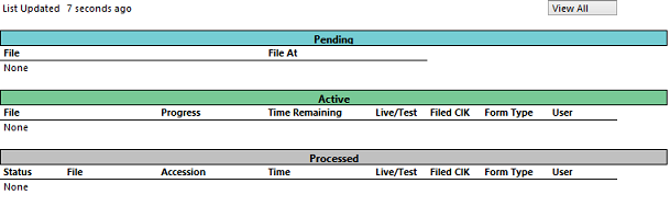 A screenshot of the NSS monitor.